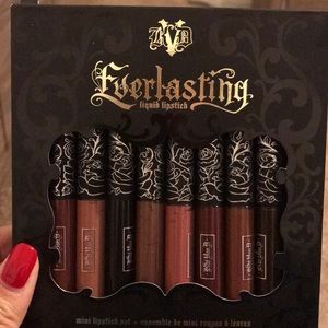 Kat Von D mini liquid lipstick set (Includes 8)